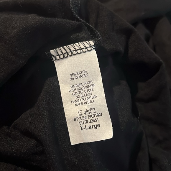 NWOT Égy jumpsuit black, XL, has pockets - Picture 8 of 8